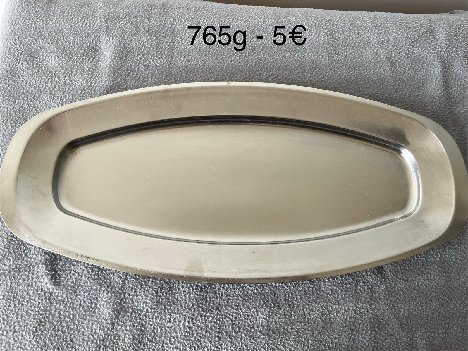 Plats de Service en Inox / Acier Inoxydable, Enlèvement