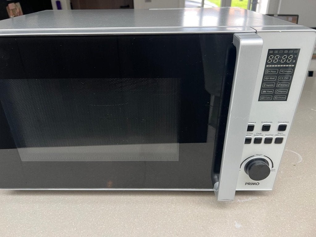 combi microgolf en oven, Elektronische apparatuur, Ophalen, Gebruikt, Vrijstaand, Combi-microgolfoven