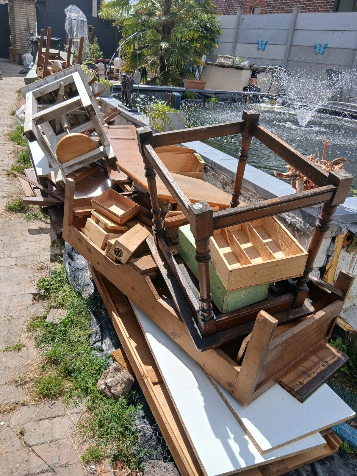 Gratis brandhout, Tuin en Terras, Brandhout, Ophalen