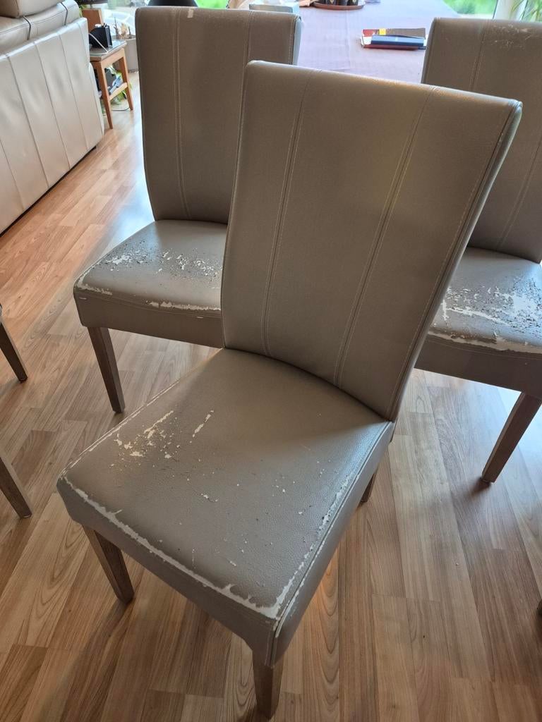 Chaises pour salle à manger assise parfaite / a recouvrir, Enlèvement, Utilisé, Class !, 8 chaises ou plus
