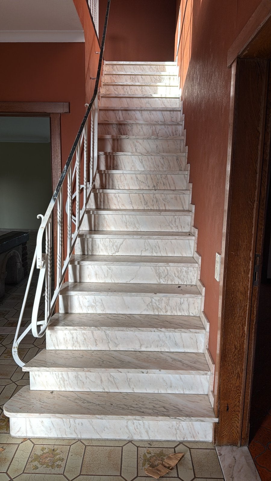 Klassieke Metalen Trapleuning & Balustrade met Houten Handre, Doe-het-zelf en Bouw, Ophalen, Gebruikt