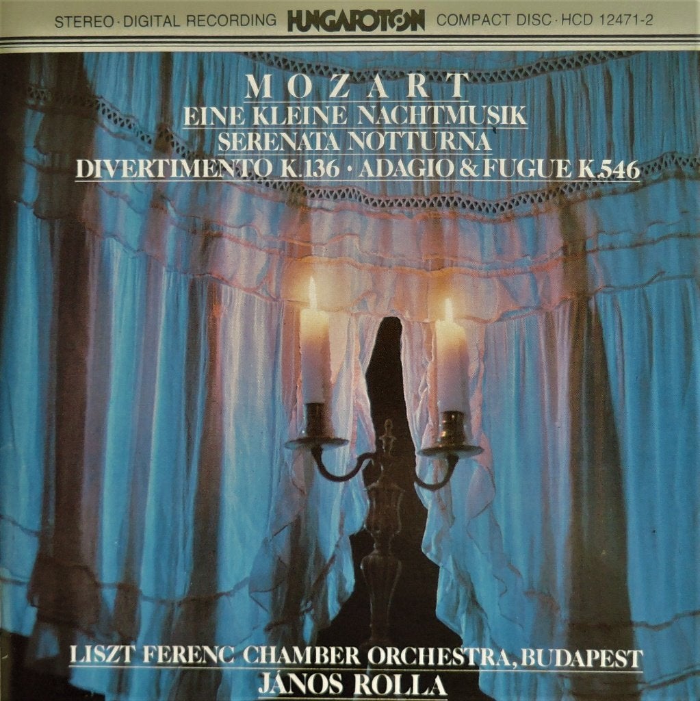 Mozart - Liszt Ferenc Chamber Orch/Janos Rolla - Hungaroton, Kamermuziek, Mozart, Ophalen of Verzenden, Zo goed als nieuw