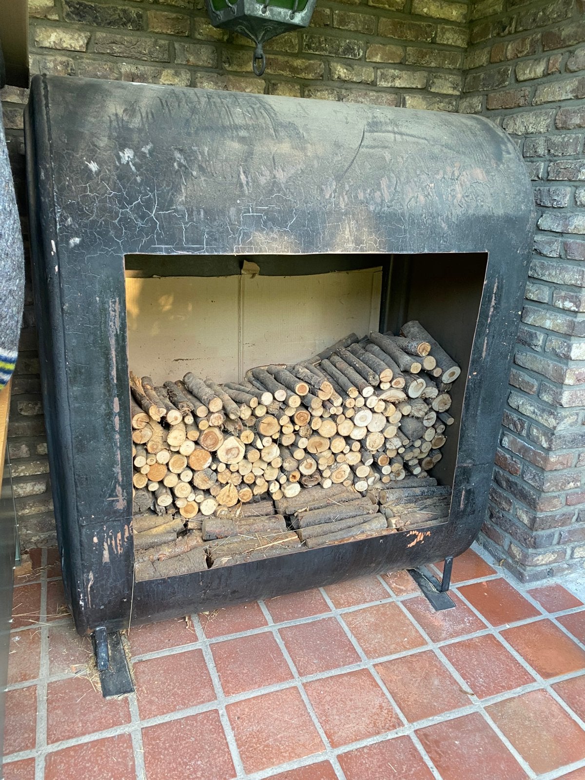 BRANDHOUT opslagtank (opengewerkt en gekuist), Tuin en Terras, Minder dan 3 m³, Ophalen