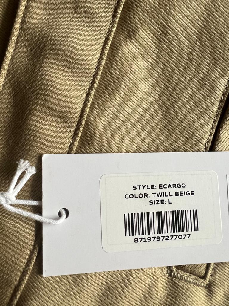 Daily paper beige cargobroek ongedragen, Kleding | Heren, Ophalen, Zo goed als nieuw, Maat 48/50 (M), Beige