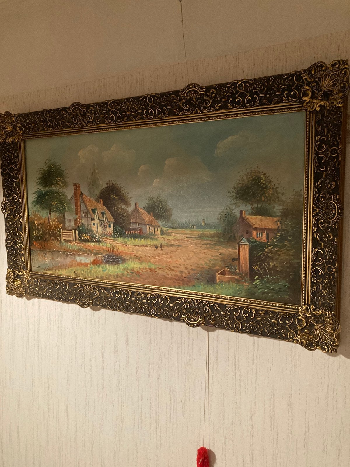 Prachtig klassiek olieverfschilderij van landschap …, Enlèvement, Classique, Paysage