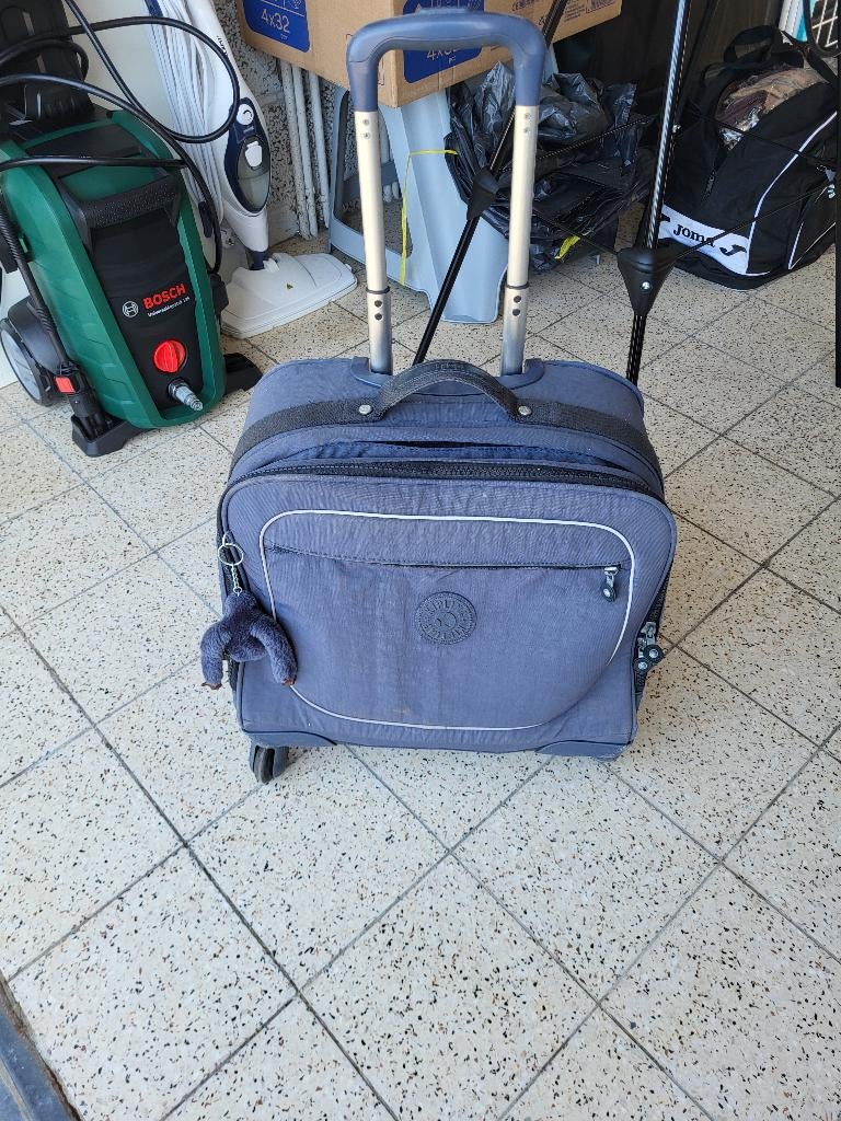 Cartable trolley kipling, 50 cm ou plus, Enlèvement, Autres types, Bleu