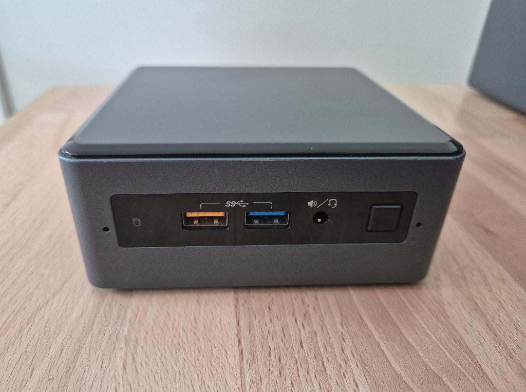 Intel NUC7CJYH2 mini-pc – Celeron J4005 • 4GB • 120GB SSD, Informatique & Logiciels, Intel nuc, Enlèvement, Utilisé, SSD