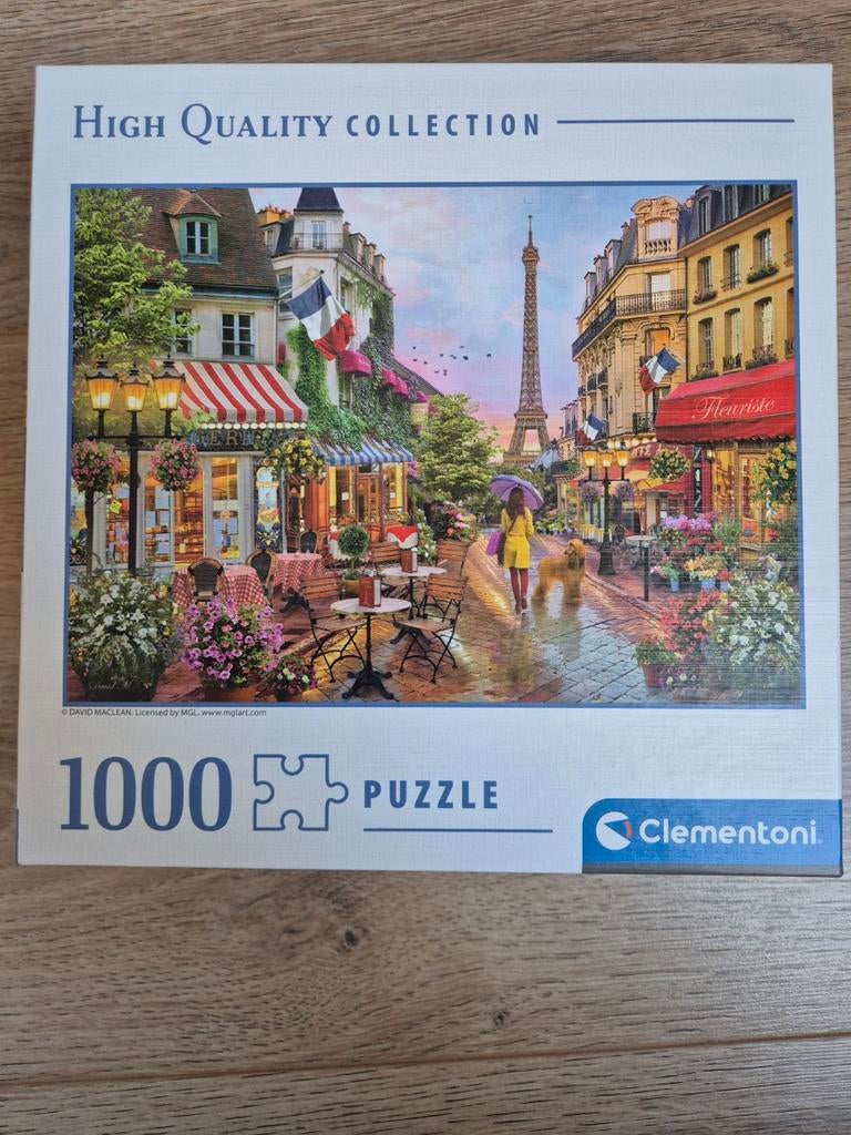 Clementoni puzzel, Ophalen, 500 t/m 1500 stukjes, Zo goed als nieuw, Legpuzzel