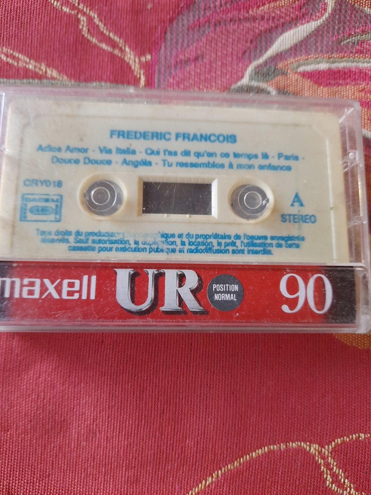 Frédéric François Adios Amor, Viva Italia,..., CD & DVD, Cassettes audio
