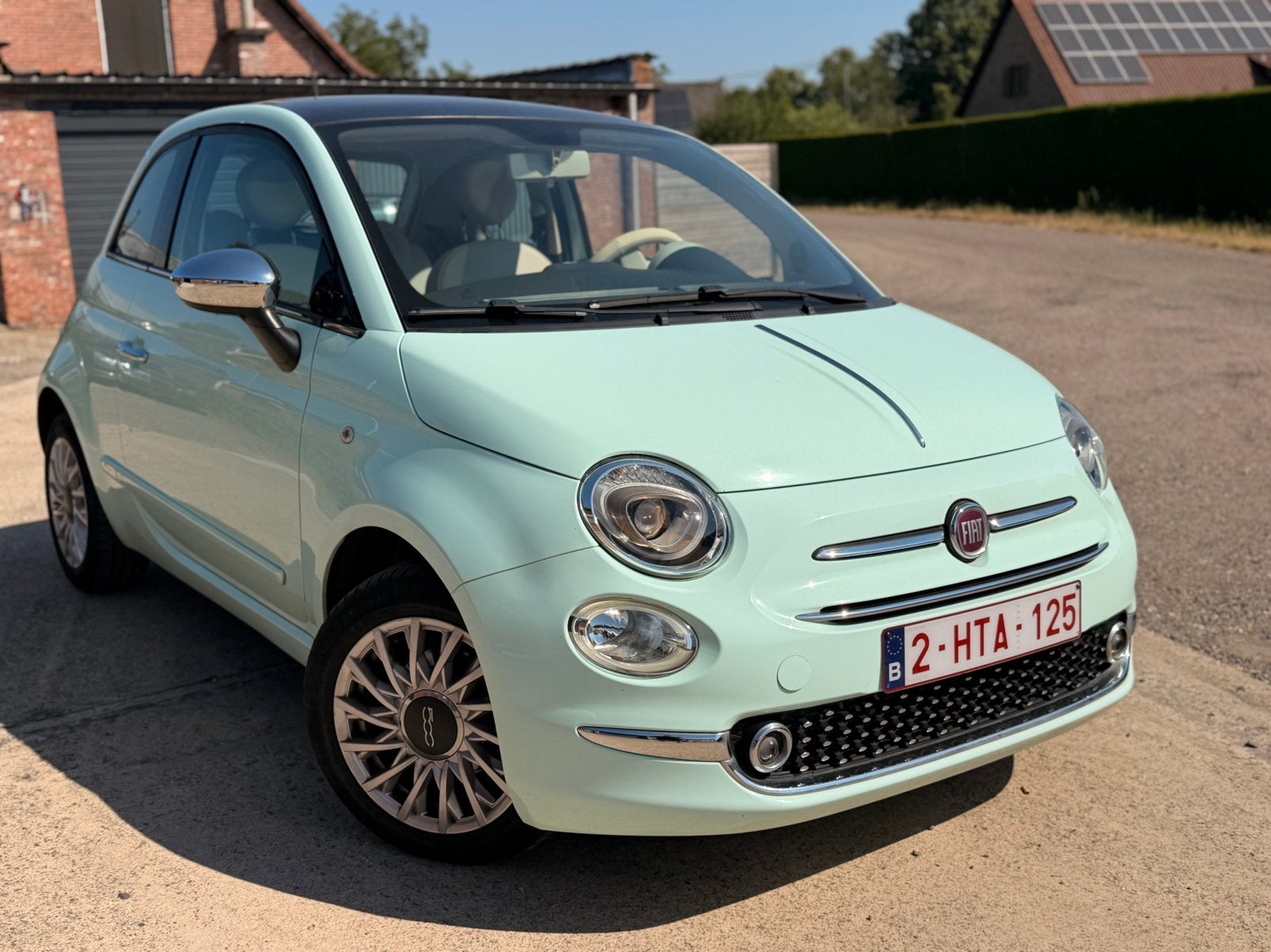 FIAT 500 1.2 ✅ FACELIFT CARPLAY CLIMATISEUR EURO 6, Autos, Fiat, Achat, Euro 6, Entreprise, Vert