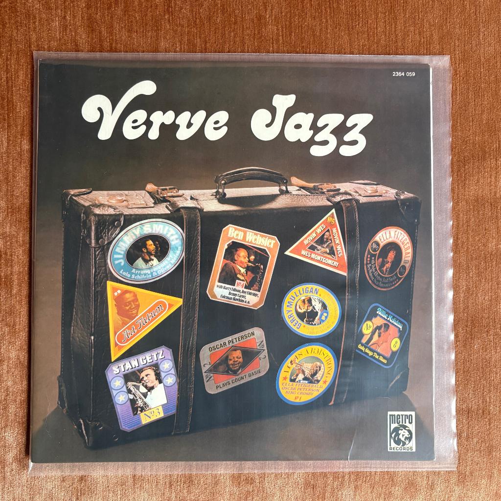 Verve Jazz Series, Cd's en Dvd's, Vinyl | Jazz en Blues, Zo goed als nieuw, Beschermende buitenhoes, Complilatie, Gatefold hoes