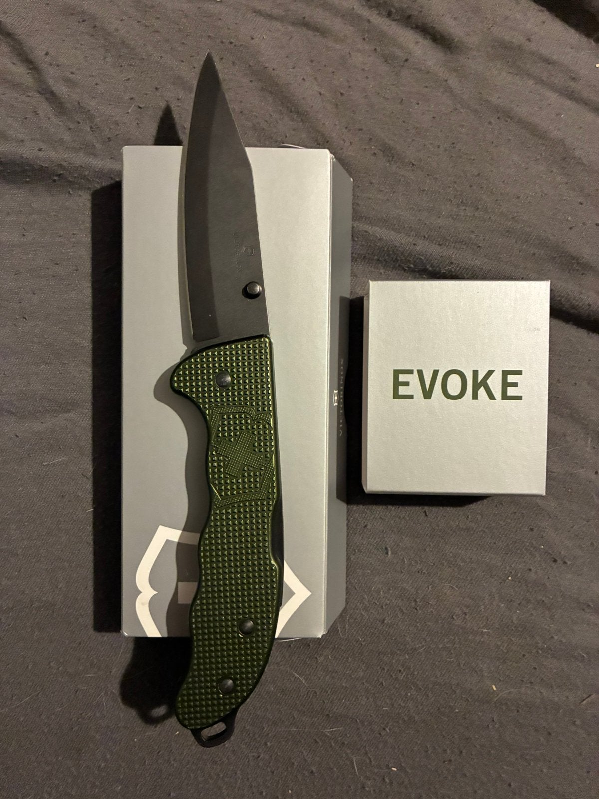 Victorinox evoke BSH alox olijfgroen, Caravans en Kamperen, Kampeergereedschap, Ophalen of Verzenden, Zo goed als nieuw