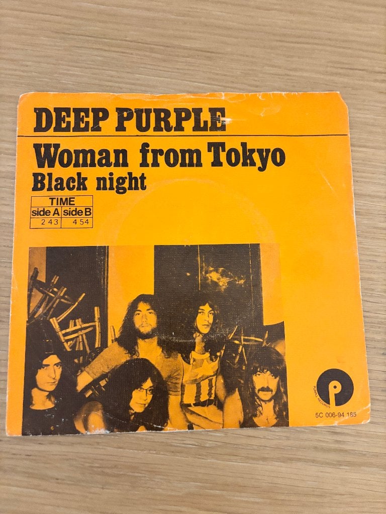Célibataire - Deep Purple - Femme de Tokyo, LP, Enlèvement ou Envoi, 7 inch, Utilisé