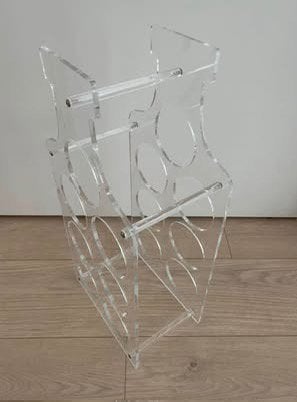 Casier à vin en plexi, Maison & Meubles, Enlèvement ou Envoi, Comme neuf, Vintage
