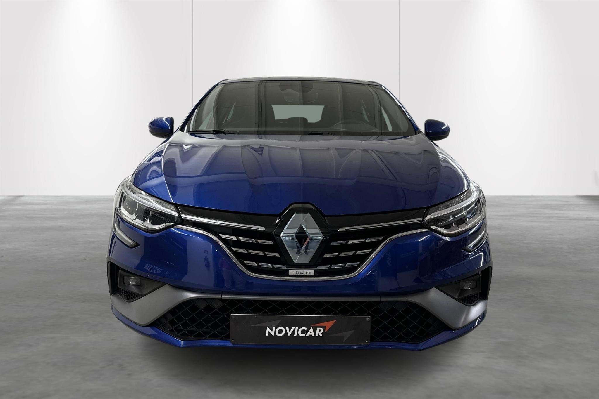 Renault Mégane 1.4 Benz R.S. Line - GPS + SPORTZETELS + AUT, Stof, Gebruikt, 4 cilinders, Blauw