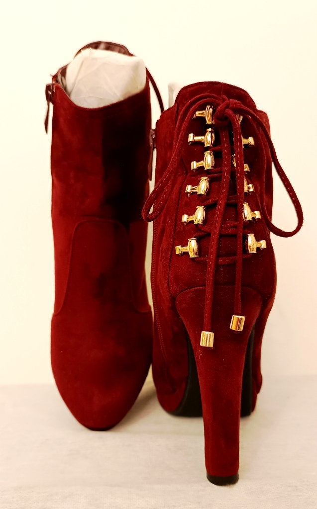 Bottines LA Bottine. Taille 40 (26 cm), Rouge, LA Bottine, Enlèvement ou Envoi, Comme neuf
