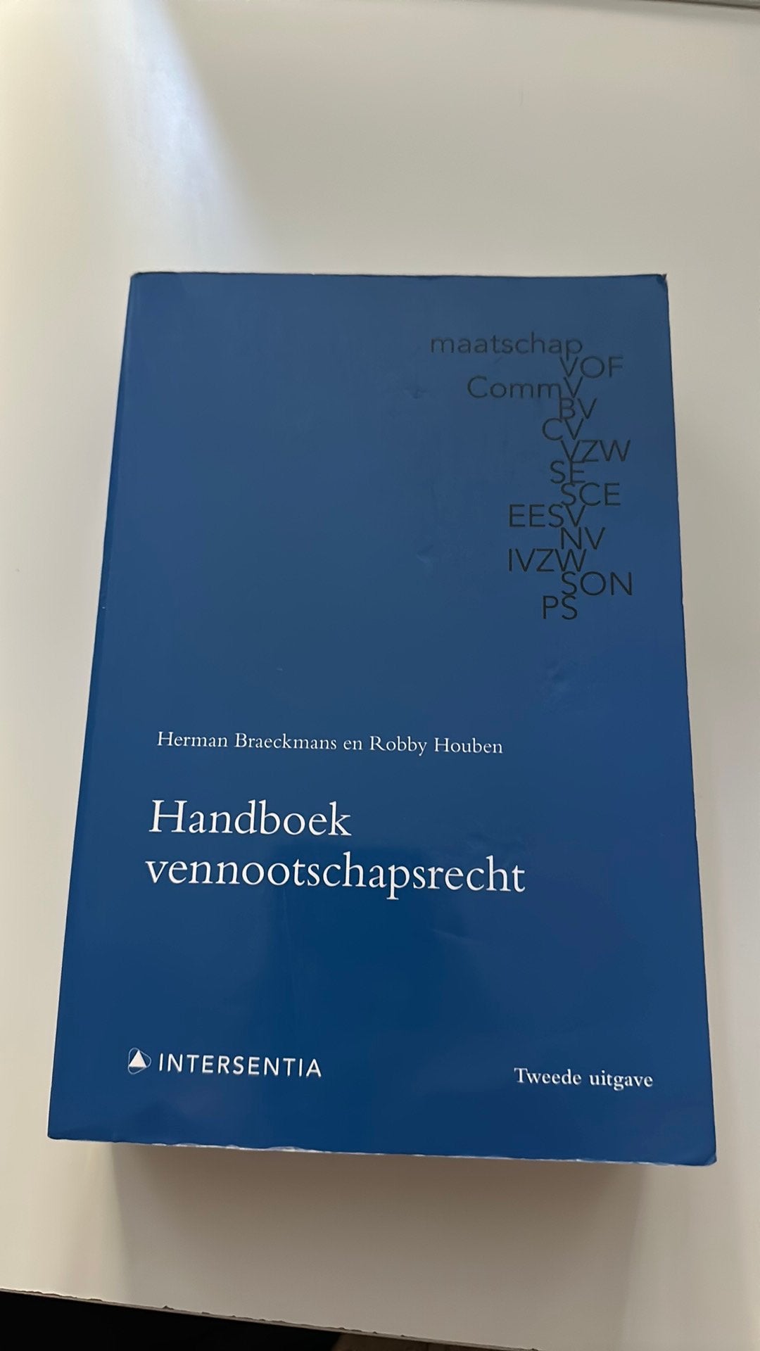 Handboek vennootschapsrecht (tweede uitgave) (paperback), Enlèvement, Herman Braeckmans; Robby Houben