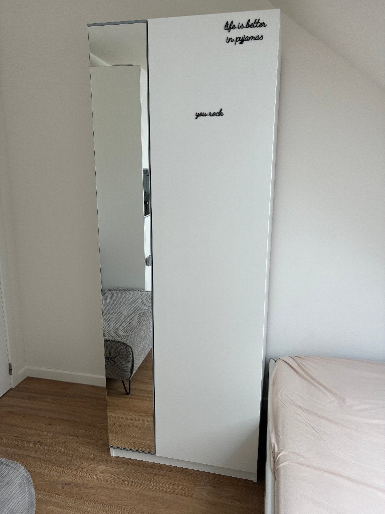 Ikea kledingkast Pax wit, Enlèvement, Utilisé, Avec porte(s), 50 à 75 cm