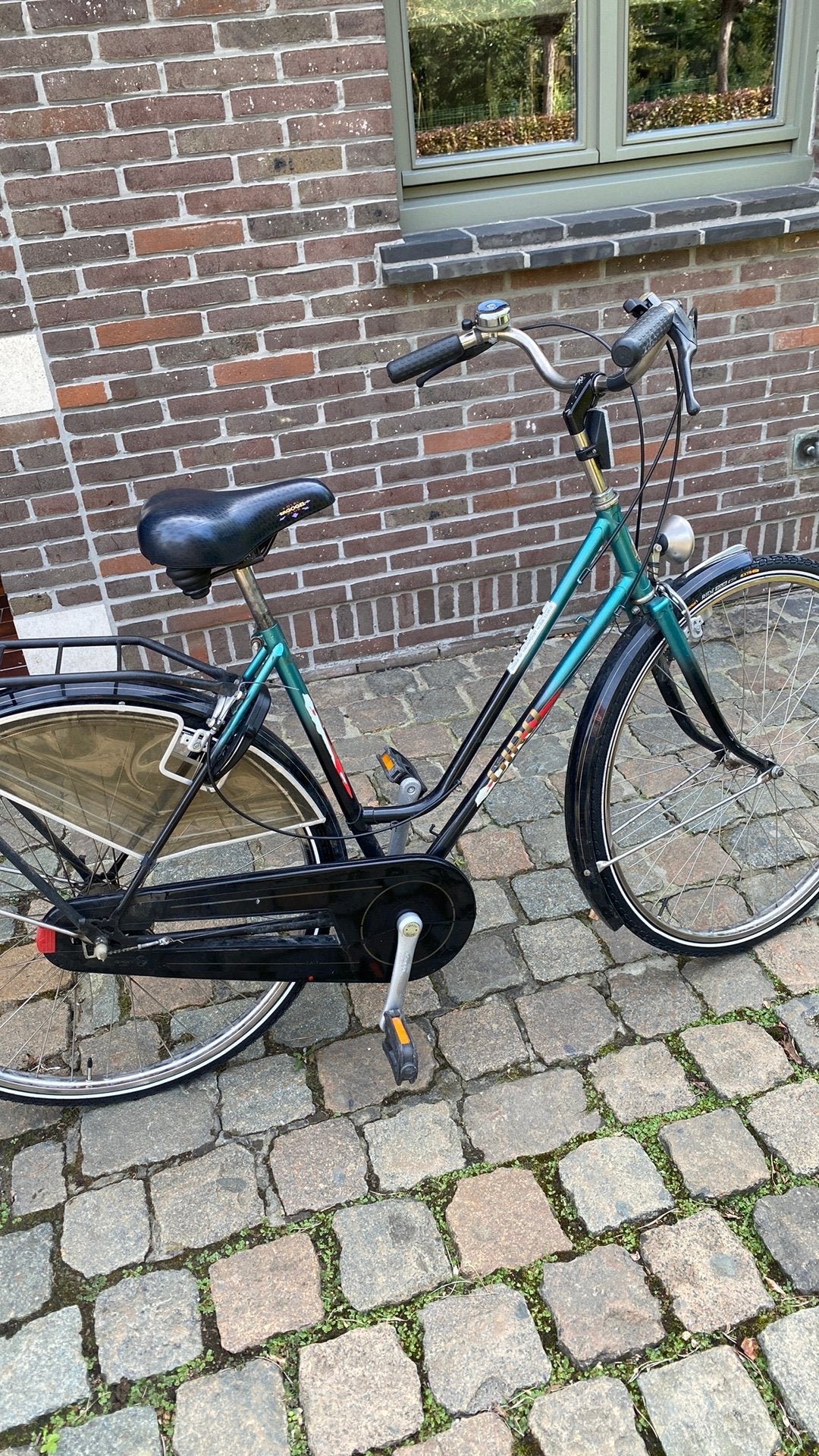 Te koop damesfiets in perfecte staat ., 53 tot 56 cm, Velgrem, (Extra) lage instap, Zo goed als nieuw