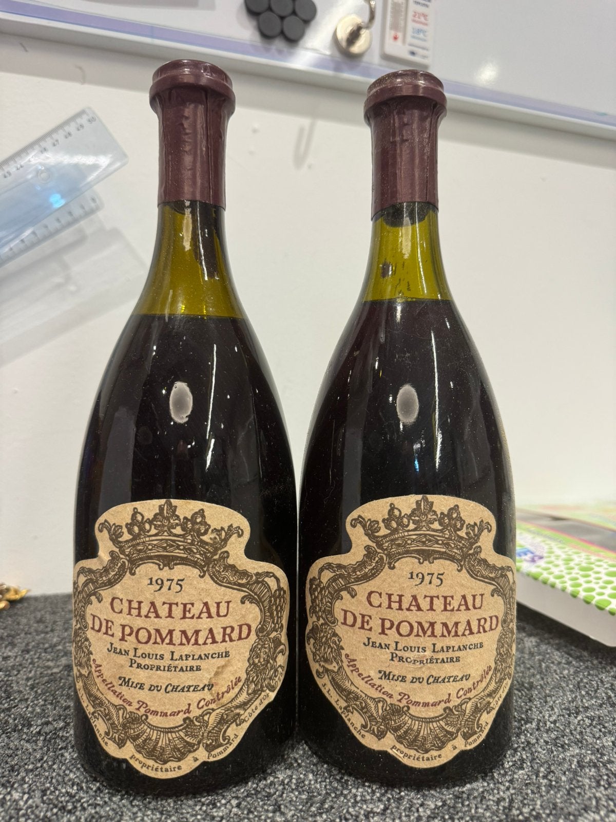 Château de Pommard 1975, Collections, Vins, Enlèvement, Comme neuf