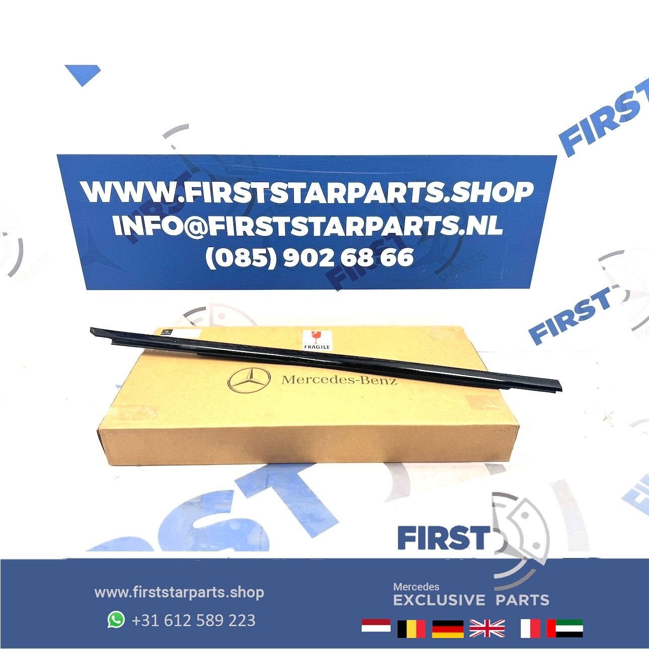 W205 S205 RAAMSNOR Mercedes C KLASSE  RAAMLIJST DEURLIJST ZW