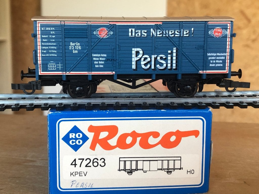 ROCO 47263 KPEV WAGON COUVERT PERSIL HO, Verzenden, Wagon, Roco