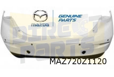 Mazda 3 Sedan (10/13-3/19) achterbumper (te spuiten) (bij PD, -, Verzenden, -, Nieuw