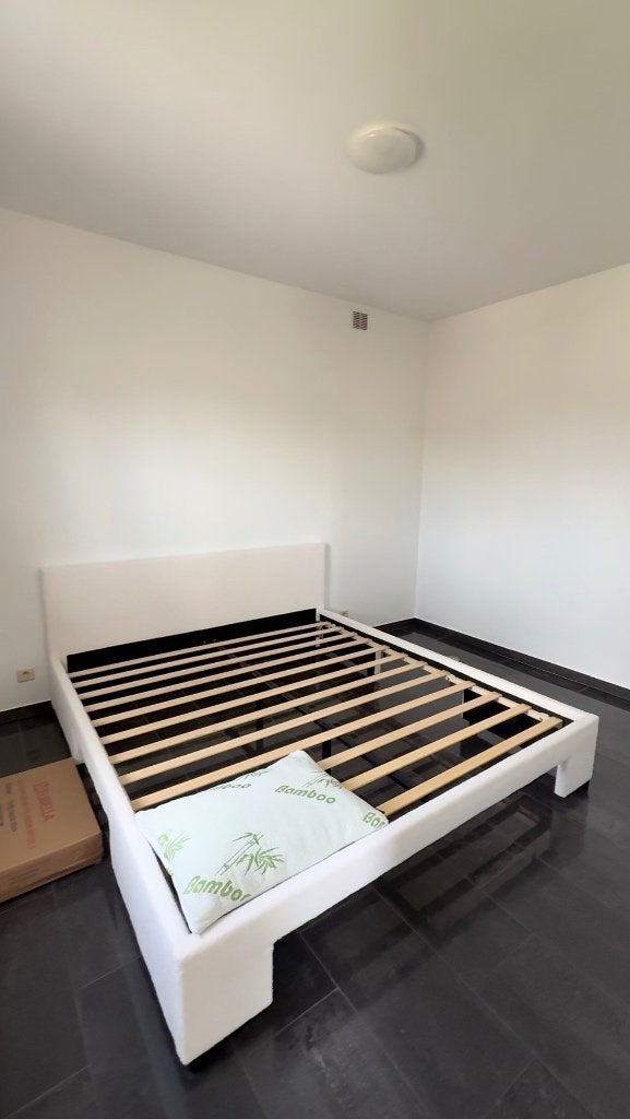 Tweepersoonsbed 180-200cm, Maison & Meubles, Chambre à coucher | Lits, Neuf, Tissu, Enlèvement, 180 cm