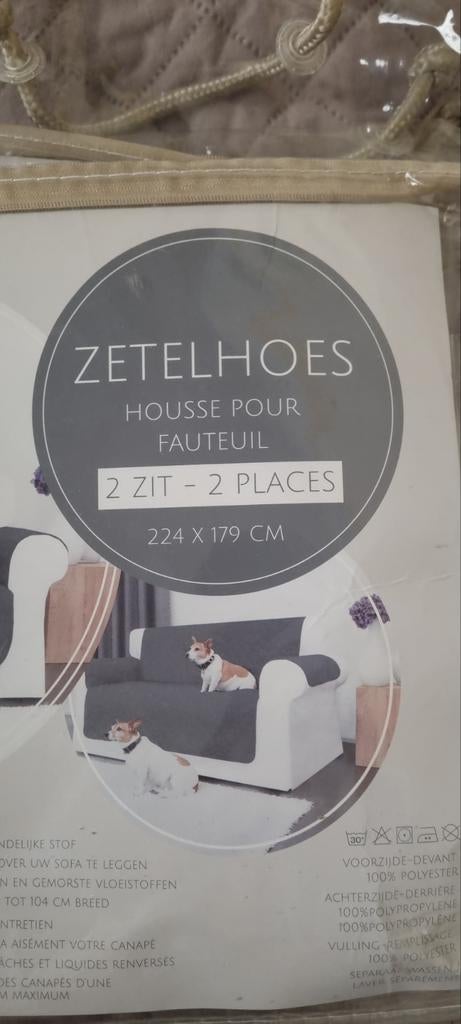 3 zetelhoezen - 2x 2zit - 1x 3zit, Huis en Inrichting, Ophalen