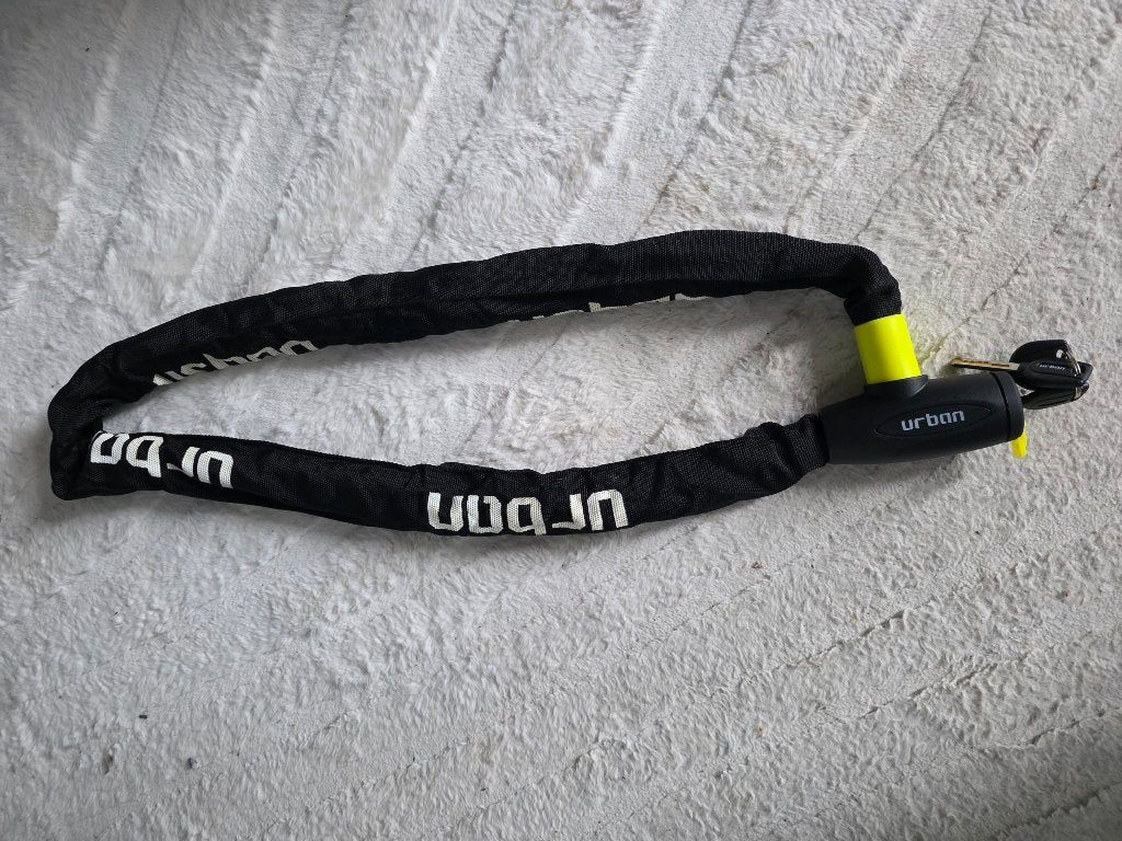 Antivol chaîne Urban XK120, 120 cm, utilisé une fois, Enlèvement, Comme neuf, Chaîne antivol