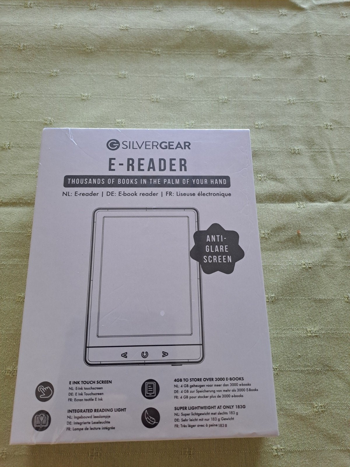 E-reader Ongeopend nog in verpakking, Computers en Software, E-readers, Silvergear, Nieuw, Ophalen of Verzenden, 4 GB of minder