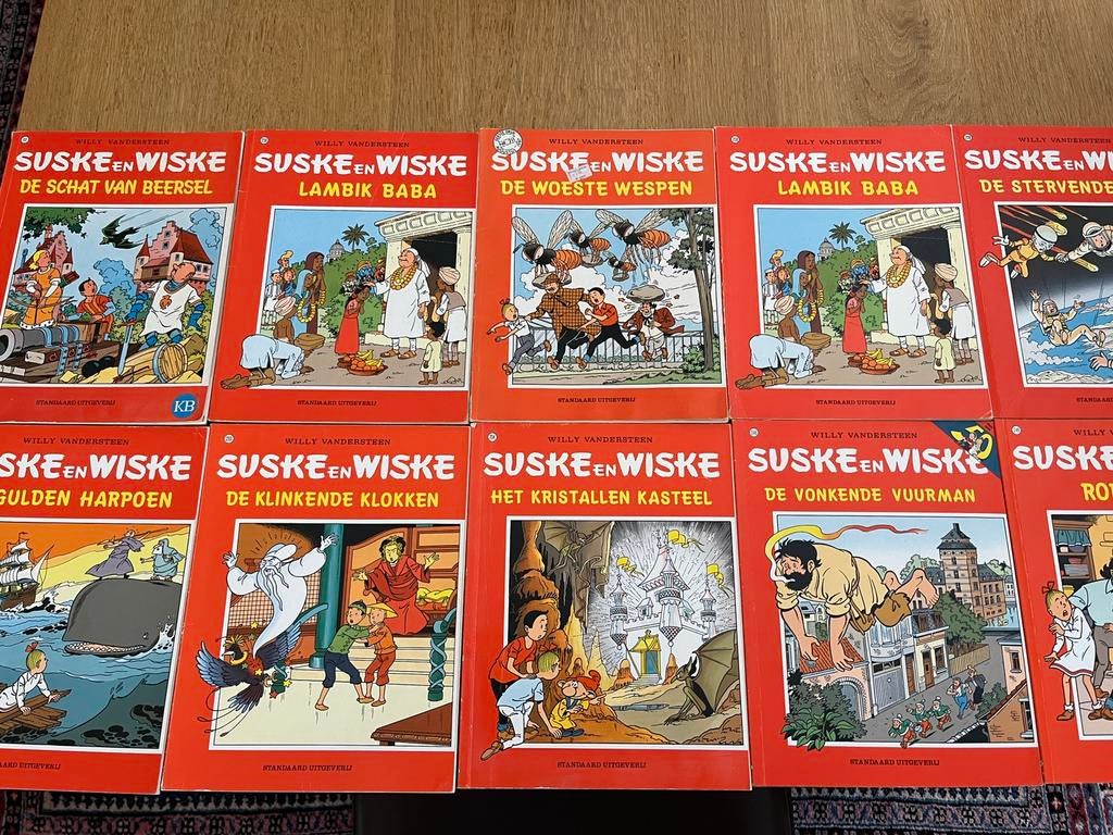 Suske en Wiske strips, Boeken, Stripverhalen, Meerdere stripboeken, Ophalen of Verzenden, Gelezen