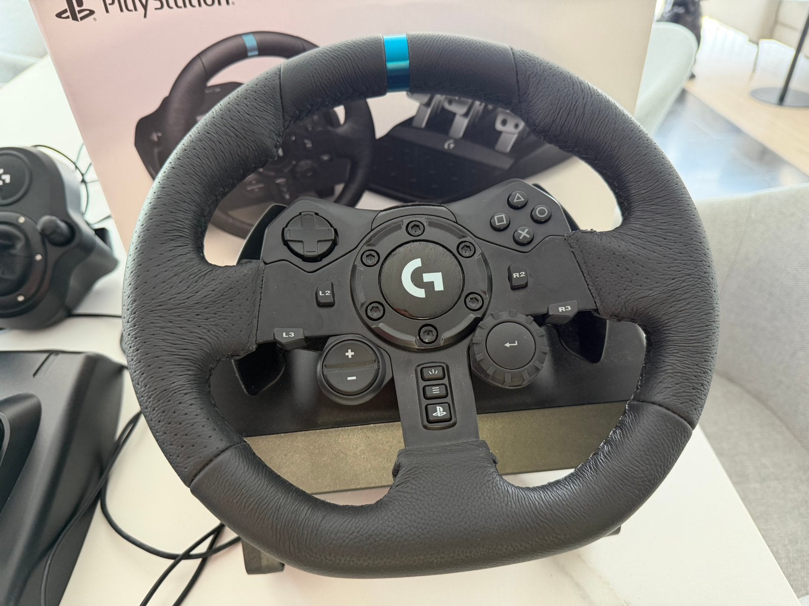 PlayStation stuur logitech G923 en shifter, Ophalen, Zo goed als nieuw