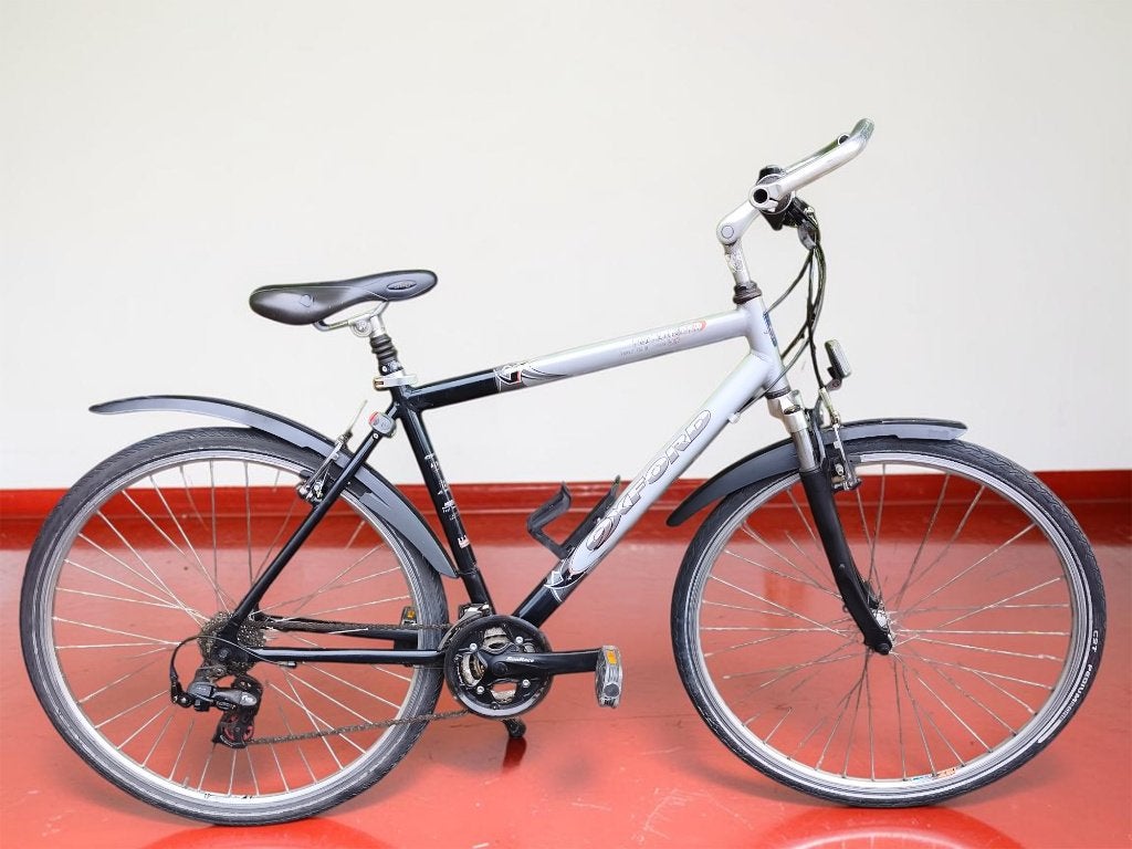 Oxford herenfiets 28" – Aluminium – Shimano 21 versnellingen, Vitesses, Frein sur jante, 49 à 53 cm, Enlèvement