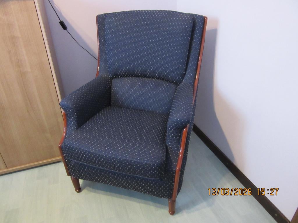 zeteltje blauw, Huis en Inrichting, Ophalen, Minder dan 50 cm, Gebruikt, Minder dan 75 cm