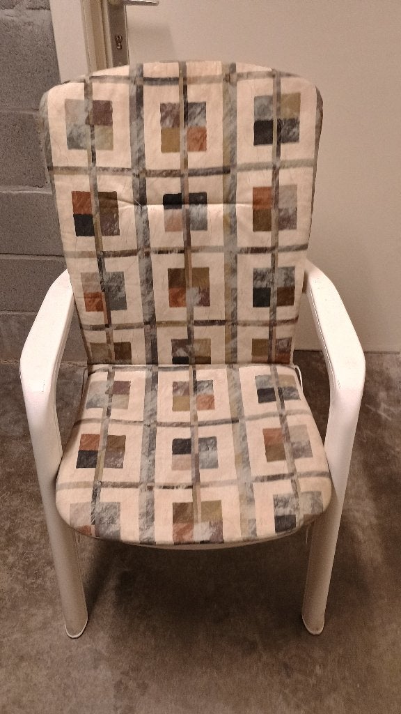 Tuinstoelen, Ophalen, Gebruikt, Kunststof, Stapelbaar