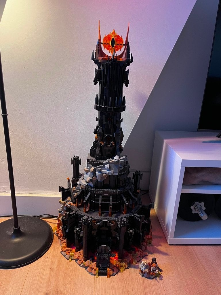 Lego Lord Of The Rings 10333 Barad-dûr (gebruikt), Kinderen en Baby's, Speelgoed | Duplo en Lego, Gebruikt, Overige thema's, Lego