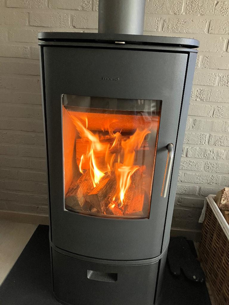 Houtkachel Morso 8100, Huis en Inrichting, Kachels, Ophalen, Gebruikt, Houtkachel, Vrijstaand
