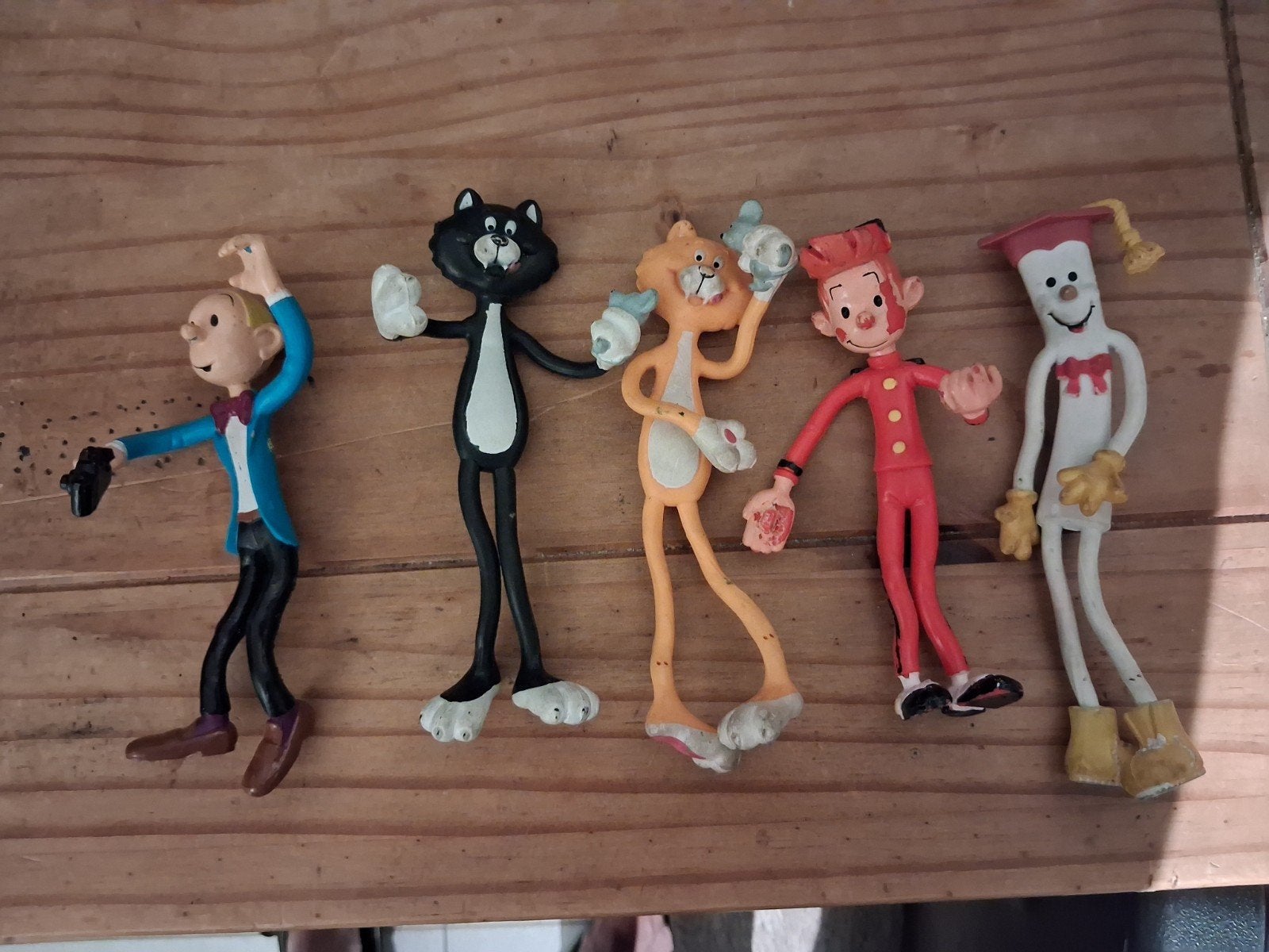 personnages de dessins animés en caoutchouc souple des année, Enfants & Bébés, Jouets | Extérieur | Jeu d'action, Enlèvement ou Envoi