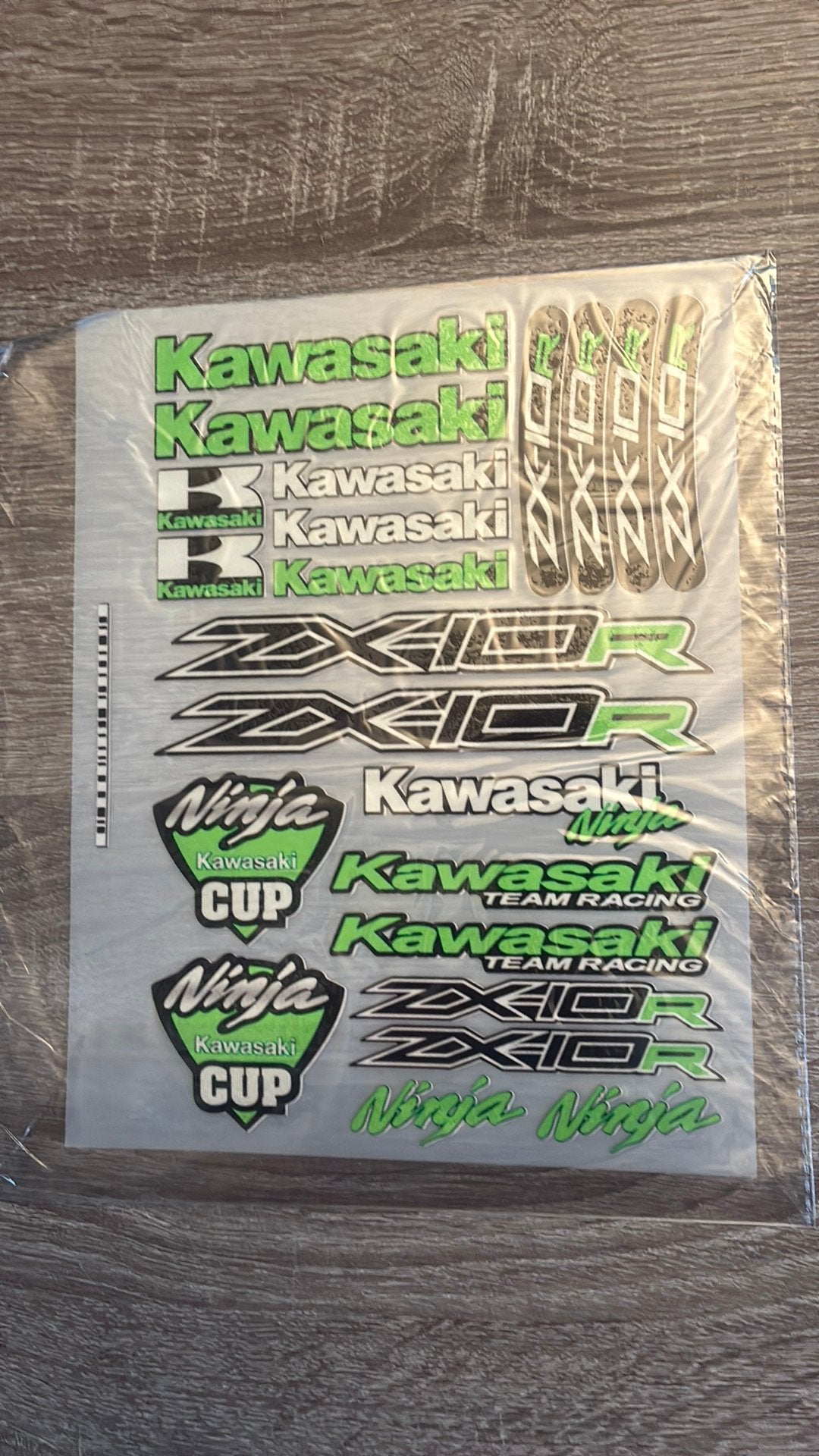 Kawasaki Stickers, Motoren, Ophalen of Verzenden