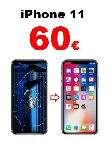 Réparation / Remplacement écran iPhone 11 au meilleur prix, Enlèvement, Apple iPhone