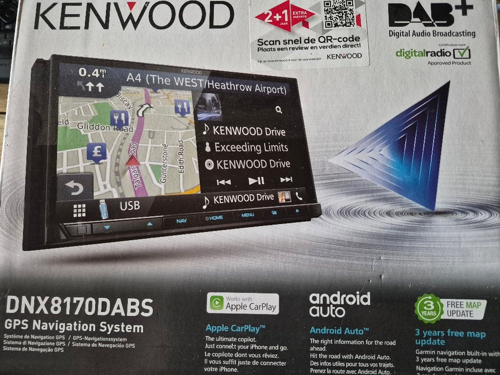 kenwood DNX8170 DABS, Ophalen of Verzenden, Gebruikt, Fiat
