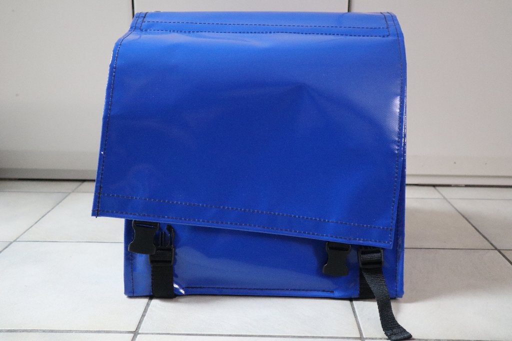 Fietszak blauw, Vélos & Vélomoteurs, Accessoires vélo | Sacoches, Enlèvement, Neuf