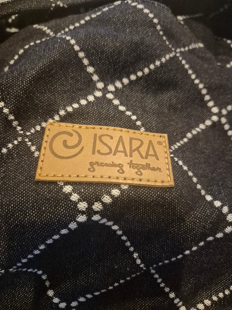 Isara half buckle draagzak/doek, Buik of Rug, Zo goed als nieuw, Draagzak, Ophalen