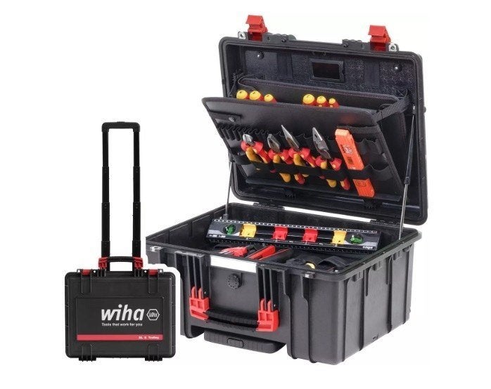 WIHA Gereedschapskoffer Elektricien XL 2 Trolley 930-70203,, Verzenden