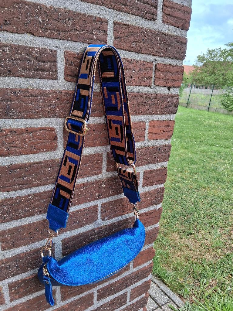 Dames Crosstasje Borse In Pelle, Handtassen en Accessoires, Tassen | Damestassen, Ophalen of Verzenden, Nieuw, Blauw, Overige typen