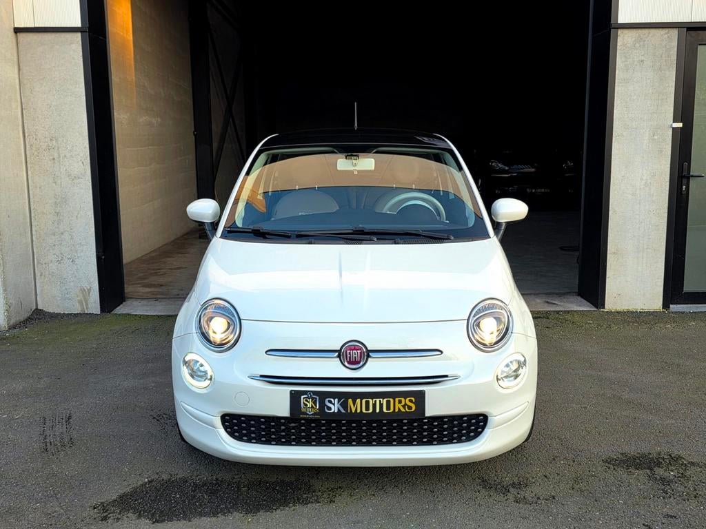500 Facelift 0.9T 80PK Pano Leder GPS Cruise Full + Garantie, Voorwielaandrijving, Euro 6, 875 cc, Wit