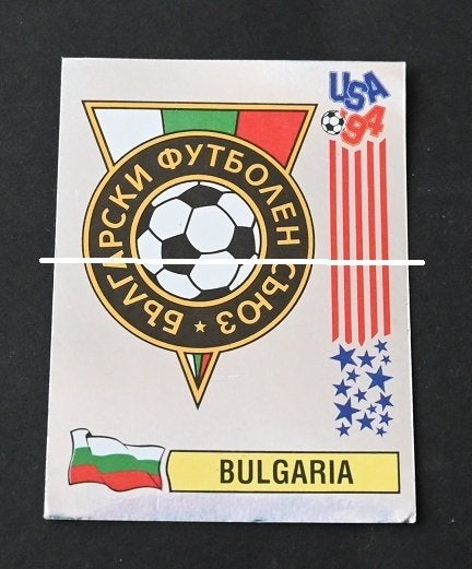 Panini USA 94 Embleem Bulgaria, Verzamelen, Verzenden, Gebruikt, Poster, Plaatje of Sticker