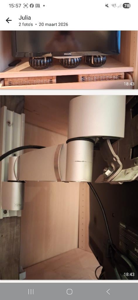 Tv e  steun, Ophalen