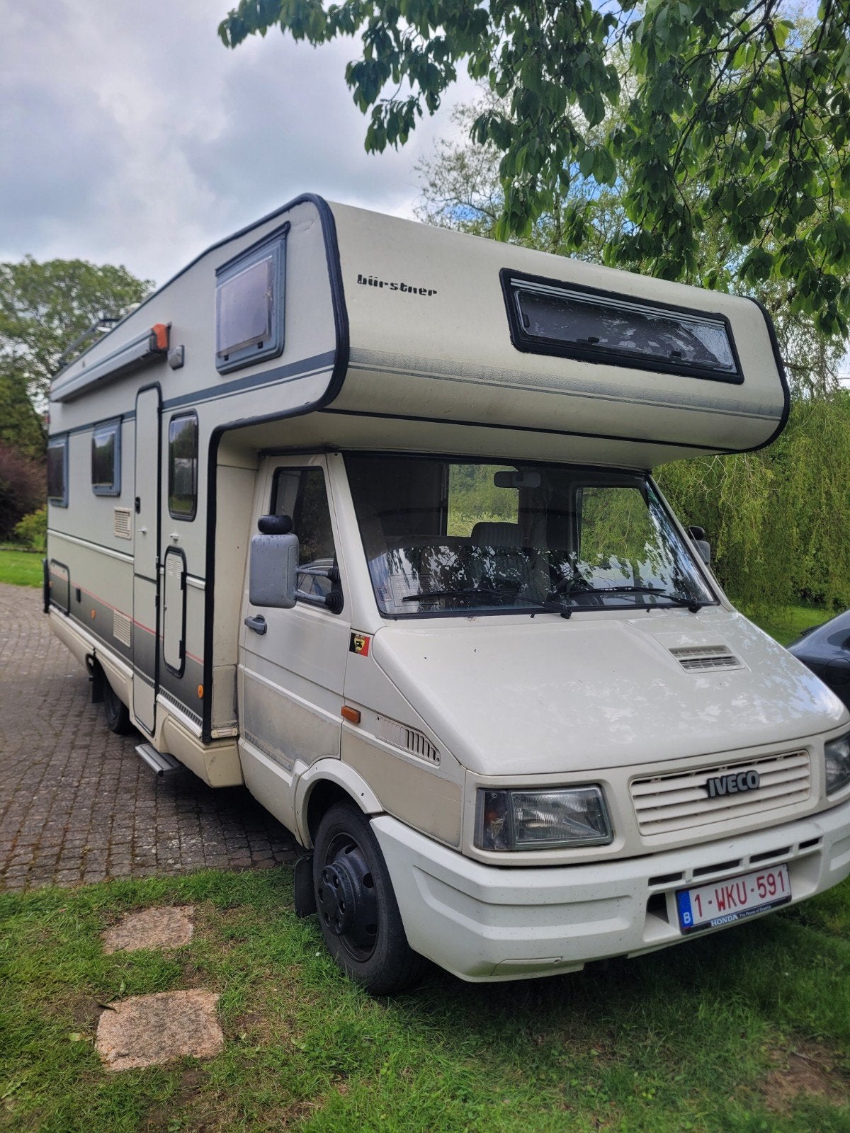 Camping car Burstner Iveco 1991 2.5 td Permis C, Caravans en Kamperen, Airconditioning, Particulier, Bürstner, Fietsendrager